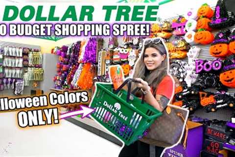 A VERY GIRLY DOLLAR TREE NO BUDGET SHOPPING SPREE *HALLOWEEN COLORS ONLY*