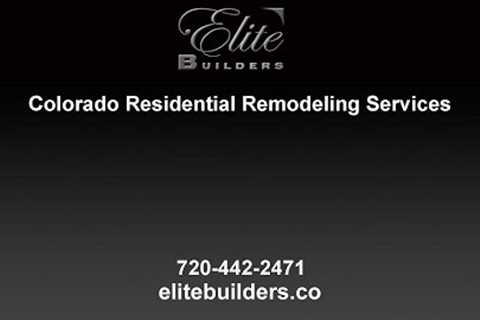 Residential Remodeling Services by Elite Builders