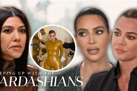 Kim and Kourtney Kardashian Brave Paris Fashion Week Amid Growing Pandemic Concerns | KIUWTK | E!