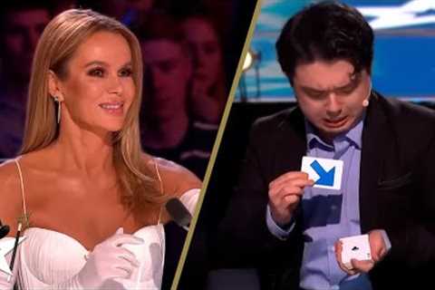 Top 3 Card Trick Magicians on Britain's Got Talent!
