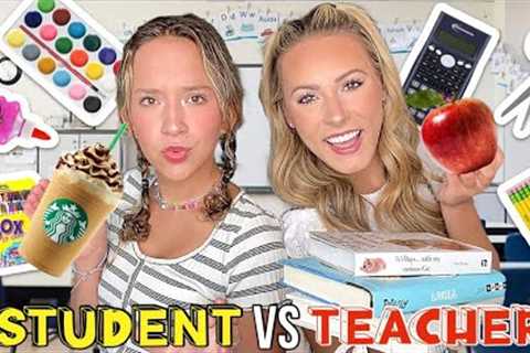 TEACHER 🍎✏️ VS STUDENT 🎨📚 TARGET SHOPPING CHALLENGE (NO BUDGET)