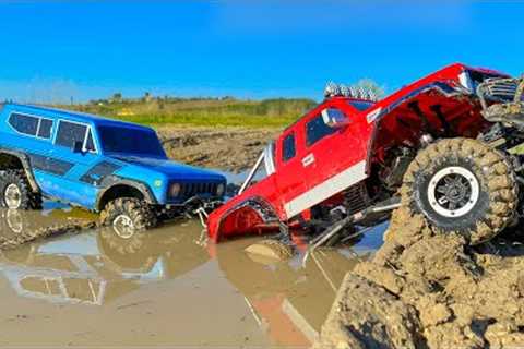 OFF ROAD Mud Racing RC Cars Trail 4x4 Truck  Car Rescue