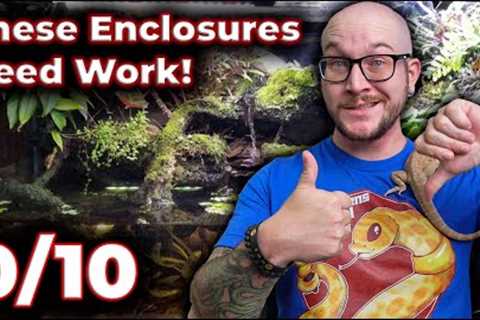 Rating The WORST and BEST Reptile Enclosures I Have EVER Seen!