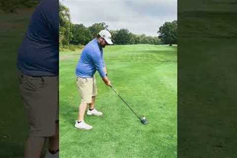 Golfing with your friends can be distracting sometimes…
