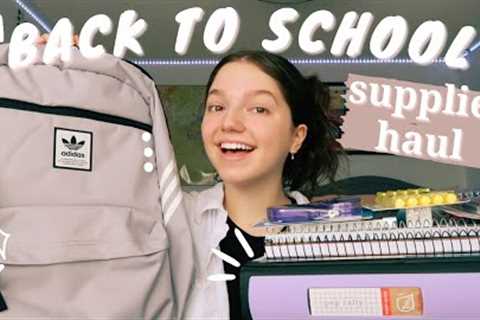 BACK TO SCHOOL SUPPLIES HAUL 2021🍎 *senior year*