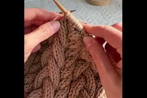 Men's scarf knitting skills