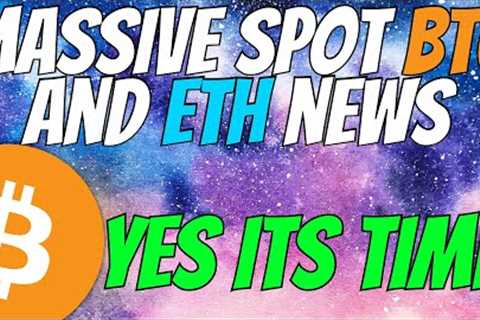 This Spot Bitcoin ETF News Is HUGE - Also Altseason!