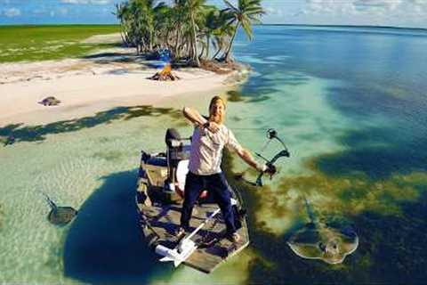 Bowfishing Stingray Catch &amp; Cook in Florida with Greg Ovens
