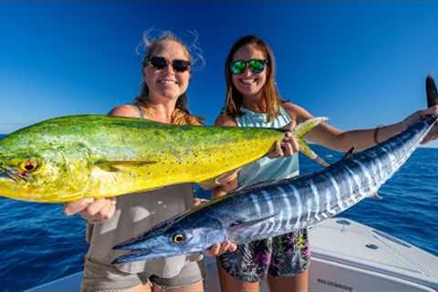 Catching THE BEST Eating Fish! Catch, Clean, Cook: Wahoo, Mahi, Tuna- 5 different Recipes!