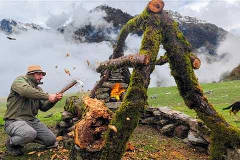 Homelike Shelter Building: Bushcraft Camping in Wilderness | Wilderness Survival Tips