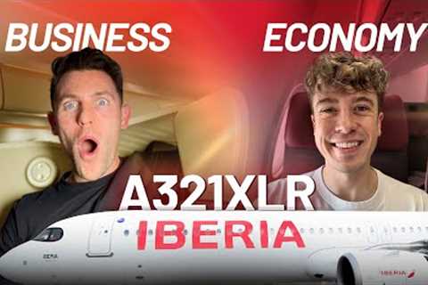 World's FIRST Airbus A321XLR | Iberia Business Class VS Economy