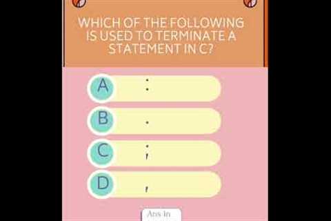 C language quiz for beginners