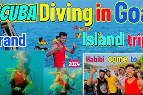 SCUBA DIVING 🤿 In GOA | GRAND ISLAND 🏝️ TRIP GOA 2024 @Abdulshaikhvlogs