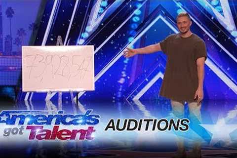 Tom London: Magician Mystifies Crowd With Tech Magic - America's Got Talent 2017