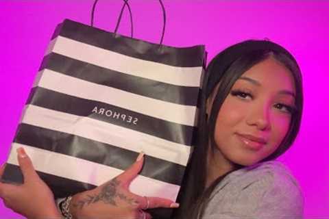 ASMR| I SPENT $400 AT THE SEPHORA ROUGE SALE 2024 ✨