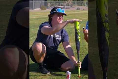 We FIXED a BROKEN BASEBALL BAT And Hit a HOME RUN With It! #shorts