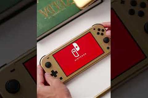 Nintendo Switch Lite HYRULE EDITION - UNBOXING