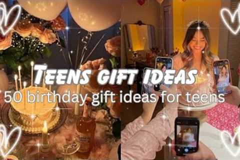 Teens gift 🎁 ideas 💡💝 50 birthday gift ideas for teens 🎂❤️🎀