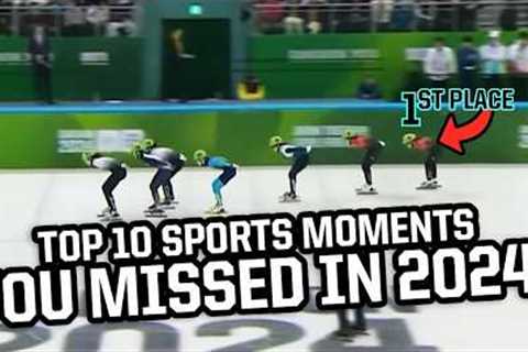 Top 10 sports moments you missed in 2024
