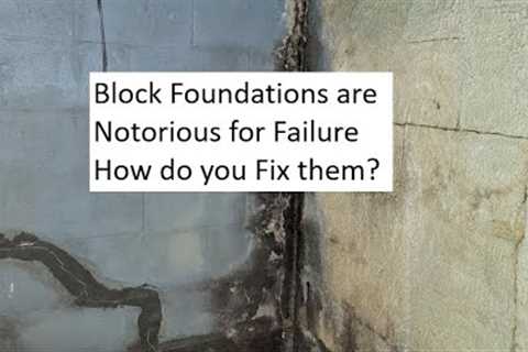 Uncover the truth about concrete block foundation repairs