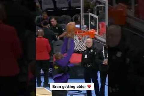 LeBron Missing Warmup Dunks Now 😔