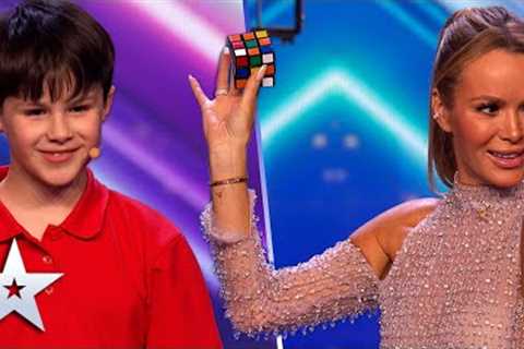 That is MAGIC! Young magician Ryland leaves Judges SPEECHLESS! | Auditions | BGT 2022