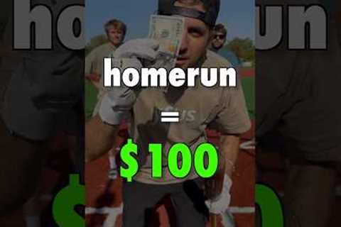 First Fungo Bat Home Run Wins $100