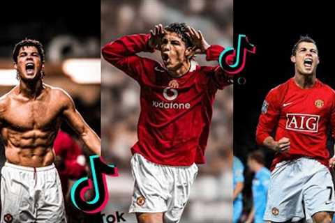 BEST YOUNG CRISTIANO RONALDO EDITS - INSANE GOALS & SKILLS | TIKTOK COMPILATION