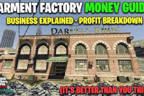 GTA Online GARMENT FACTORY Money Guide | Darnell Bros Factory Business Guide &amp; Tips To Make..
