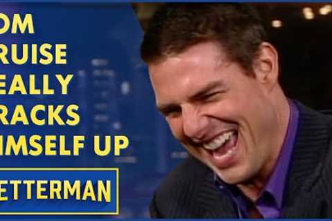 Tom Cruise Can't Stop Laughing About His Prank | David Letterman
