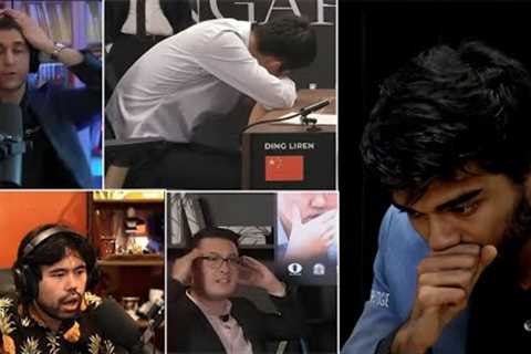 Everyone REACTION to Ding BLUNDER to LOSE the world chess championship