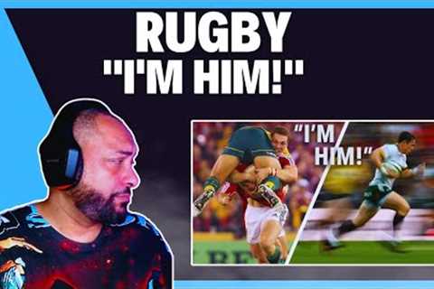 AMERICAN REACTS TO | Rugby I'M HIM! Moments