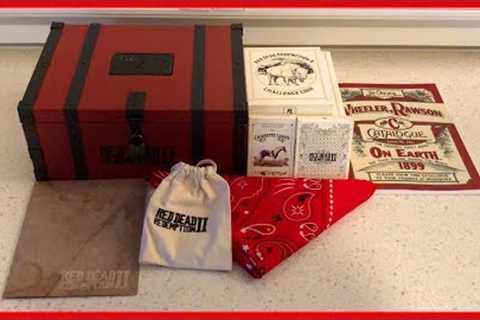 Red Dead Redemption 2 Collector's Box UNBOXING - Rockstar Games Exclusive RARE Collectables/Items!