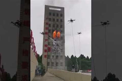Drone technology applications for firefighting it's an extraordinary experience for people's life