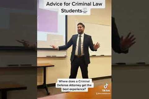 Advice from a Criminal Defense Attorney #law #lawfirm #advice #legal #lawyer #criminaldefense