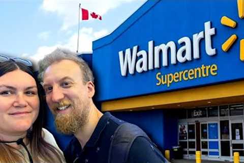 🍁 British Couple’s $150 Grocery Challenge at Walmart Canada! | Food Shopping in Calgary, Alberta..