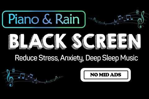 Relaxing Music with Rain Sounds to Relieve Stress - Reduce Stress, Anxiety, Deep Sleep Music