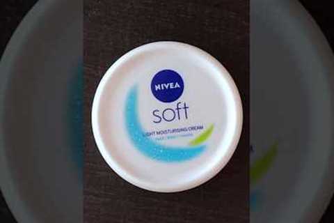 Nivea Soft Light moisturising cream #skincare #moisturizer #shorts #shortvideo #unboxing