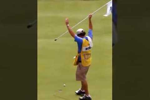 Craziest Golf Shot of all time! 😱 #shorts