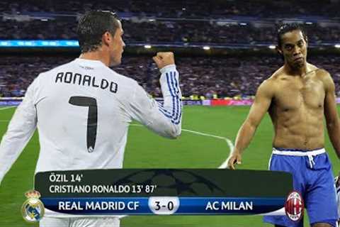 Ronaldinho had nightmares after Cristiano Ronaldo's performance in this match