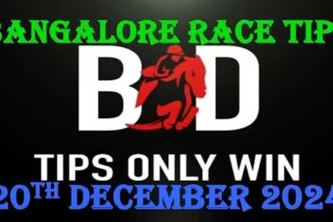 BANGALORE RACE TIPS | 20/12/2024 | HORSE RACING TIPS | TODAY RACE TIPS | RACE TIPS | (@TIPSONLYWIN)