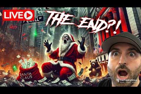 Stock Market Live Trading Recap: The END Of The Santa Rally? How To Make Money Trading Tomorrow LIVE