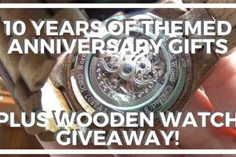10 Years of Traditional Anniversary Gifts With A Twist  ♥ PLUS JORD WOODEN WATCH GIVEAWAY!