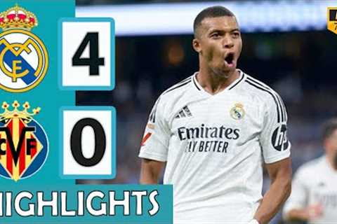 Real Madrid vs Villarreal 4-0 Hіghlіghts &amp; All Goals 2024 HD