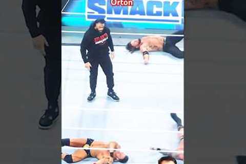 Roman Reigns vs Randy Orton fight #wwe #smackdown #trending #shorts