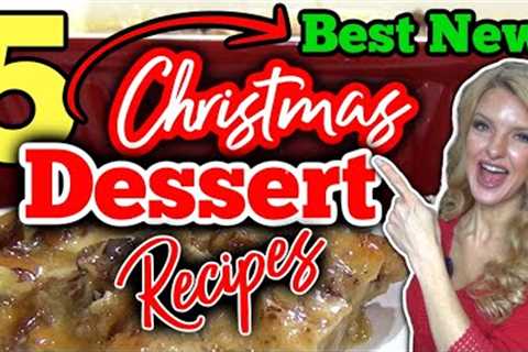 5 *New* CHRISTMAS DESSERT RECIPES you do Not wanna Miss! |Easy HOLIDAY DESSERTS anyone can make!