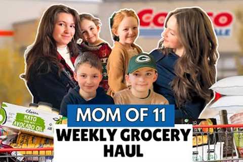 $1100 Weekly Grocery &amp; Holiday Shopping Haul for Our Family of 13!