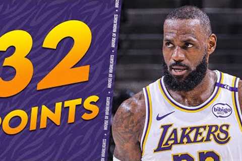 LeBron James drops 32 PTS &amp; 6 AST vs Kings 🔥 FULL Highlights