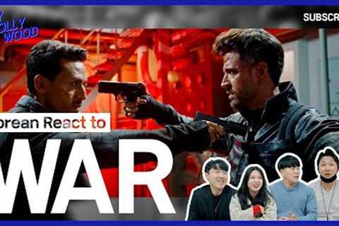 Korean React to 'WAR' Bollywood movie trailer[ENG SUB]