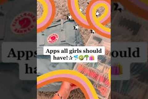 Apps all girls should have 🐬🌴